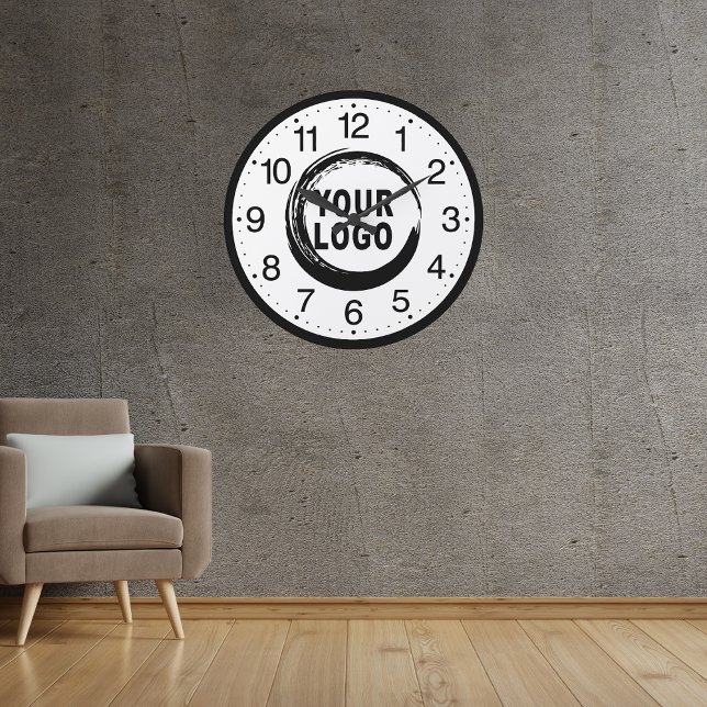 Reloj Redondo Grande Promoción del logotipo de la empresa personalizado (Subido por el creador)