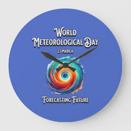 Reloj Redondo Grande Pronóstico del futuro.