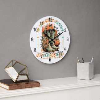 Reloj Redondo Grande Proverbios 16:9