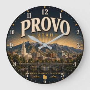 Reloj Redondo Grande Provo Utah