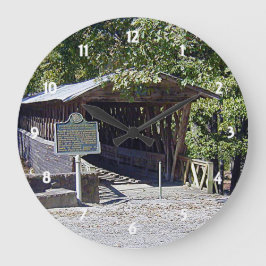 Reloj Redondo Grande Puente cubierto Clarkson Alabama