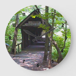 Reloj Redondo Grande Puente cubierto de Cambron, condado de Madison, Al