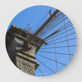 Reloj Redondo Grande Puente de Brooklyn 01