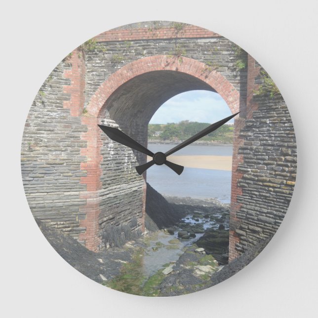 Reloj Redondo Grande puente del río (Anverso)