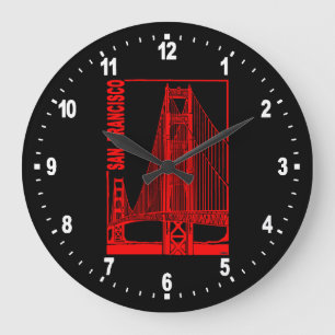 Reloj Redondo Grande Puente Francisco-De oro de la puerta de San