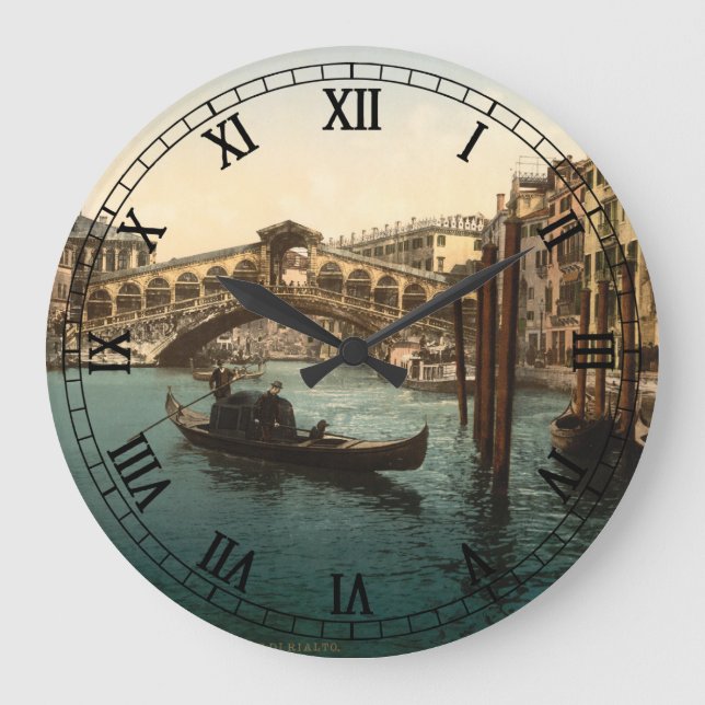 Reloj Redondo Grande Puente I, Venecia, Italia de Rialto (Anverso)