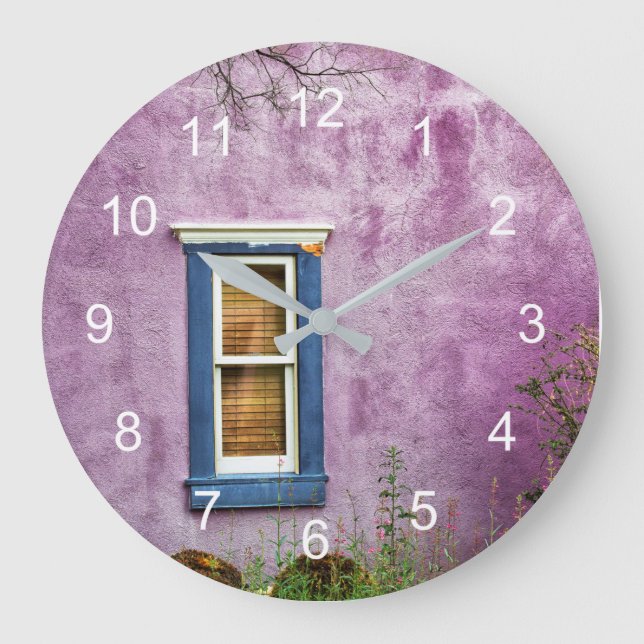 Reloj Redondo Grande Purple And Blue in the southwest (Anverso)
