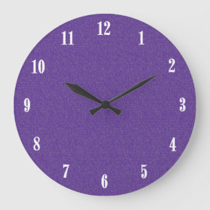 Reloj Redondo Grande Purple Glimmer Wall Clock