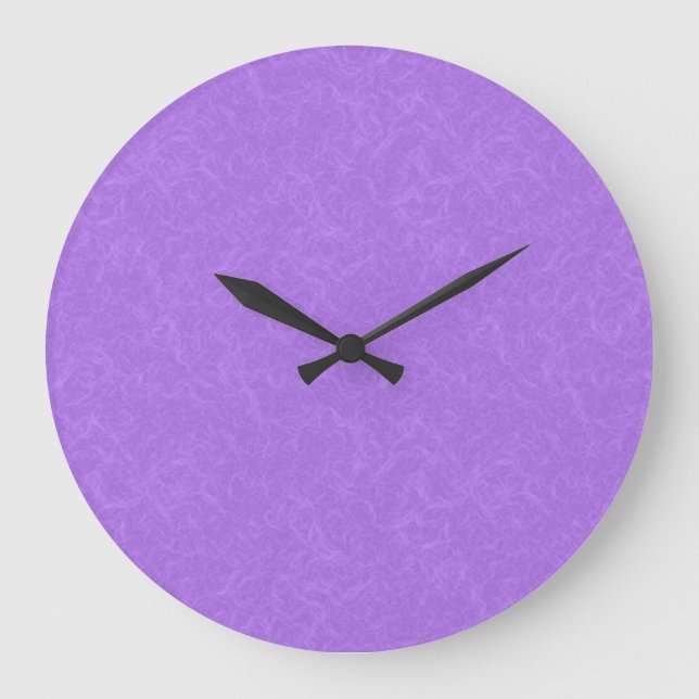 Reloj Redondo Grande Purple textured surface with swirling pattern (Anverso)