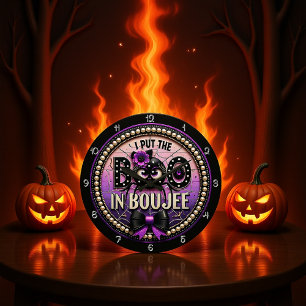 Reloj Redondo Grande Puse el Boo en Boujee