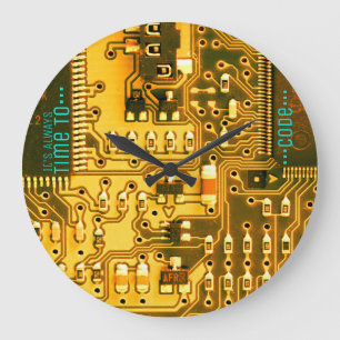 Reloj Redondo Grande PWB electrónico fresco del circuito impreso del