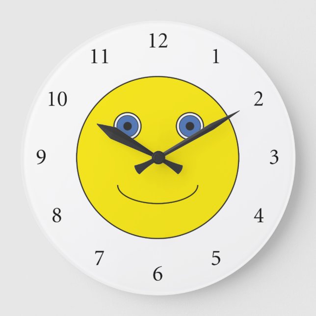 Reloj Redondo Grande Que tengas un buen día (Anverso)