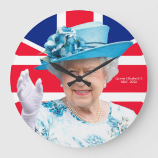 Reloj Redondo Grande Queen Elizabeth ll