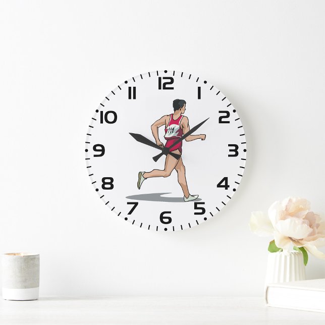 Reloj Redondo Grande Race Walker Atlete Sports Runner en movimiento (Subido por el creador)