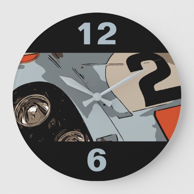 RELOJ REDONDO GRANDE RACER DE ENDURANCIA - #2 (Anverso)