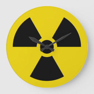 Reloj Redondo Grande Radiactivo