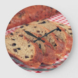 Reloj Redondo Grande Raisin Bread 