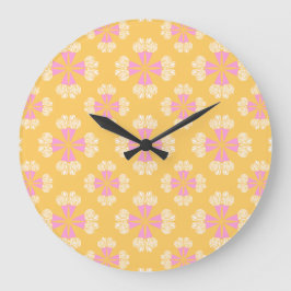 Reloj Redondo Grande Ramo de verano atrevido
