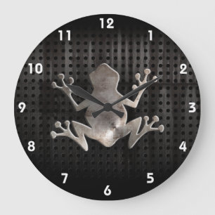 Reloj Redondo Grande Rana del Grunge