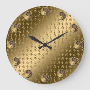 Reloj Redondo Grande Rata de Tierra