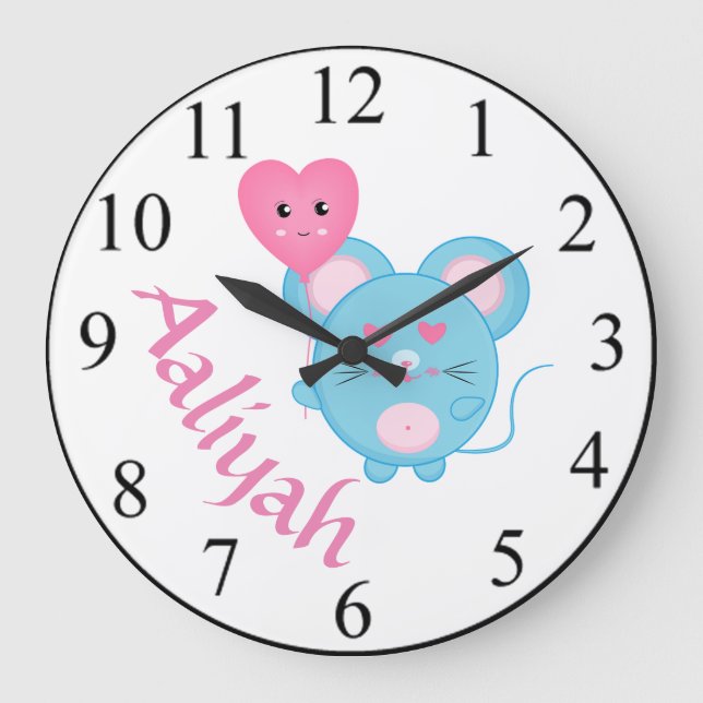 Reloj Redondo Grande Ratón (Anverso)
