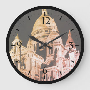 Reloj Redondo Grande Ratón de la Basílica de Sacre Coeur de París Franc