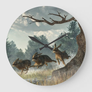 Reloj Redondo Grande Raza del conejo