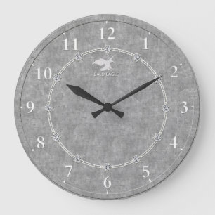 Reloj Redondo Grande Real Platinum Modern Decorated 3-a Wall Clock Sale