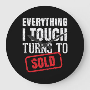 Reloj Redondo Grande Realtor superior