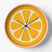 Rebanada de naranja linda cocina minimalista simpl