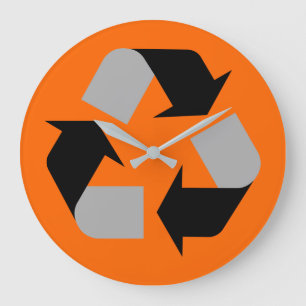Reloj Redondo Grande Reciclar