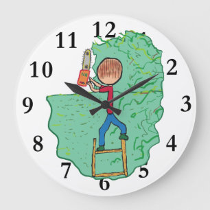 Reloj Redondo Grande Recorte de bordes