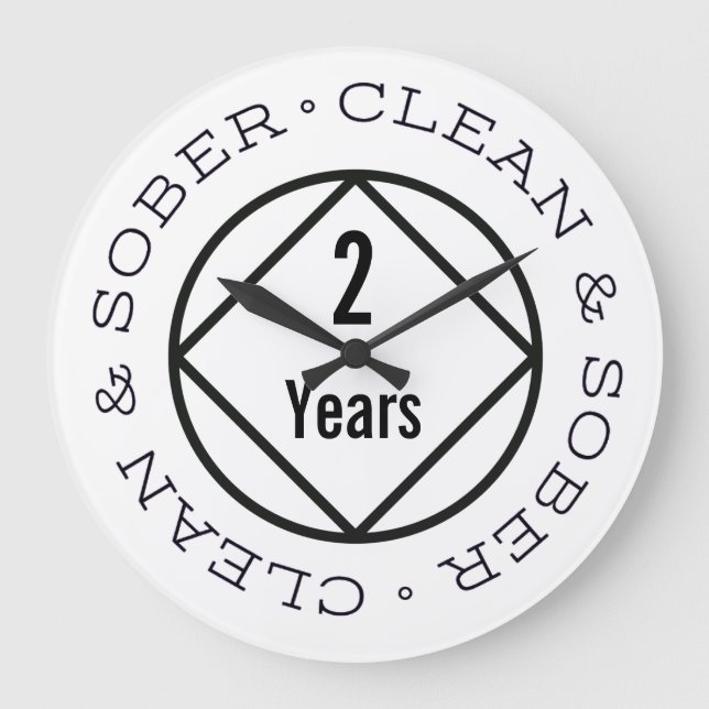 Reloj Redondo Grande Recuperación de personalizable NA Elegir cualquier (Anverso)