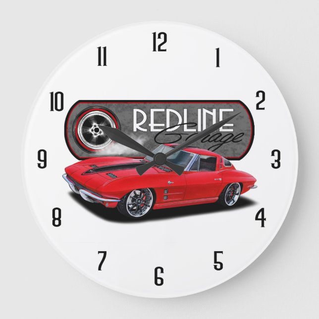 Reloj Redondo Grande Redline Vette (Anverso)