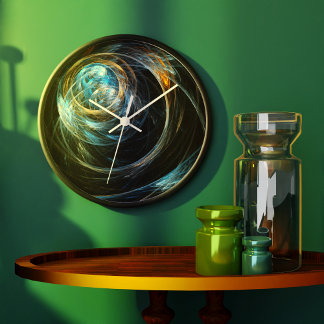 Reloj Redondo Grande Redonda mundial del arte abstracto