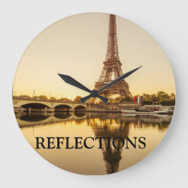 Reloj Redondo Grande Reflexiones Eiffel