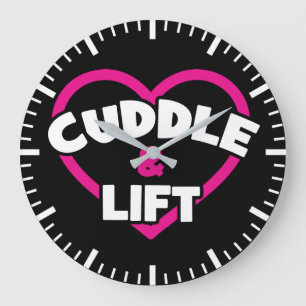 Reloj Redondo Grande Refrigeración y elevación - Gimnasio divertida de 