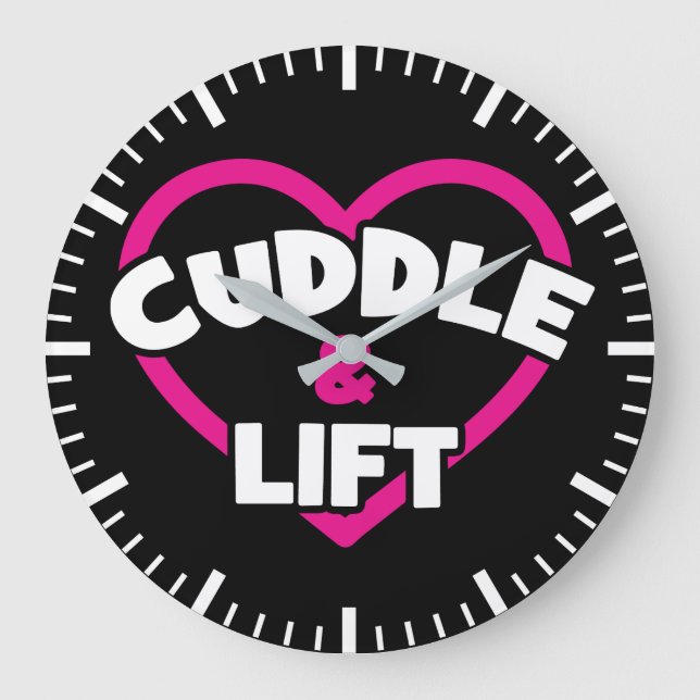 Reloj Redondo Grande Refrigeración y elevación - Gimnasio divertida de  (Anverso)