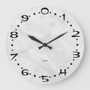 Reloj Redondo Grande Regalo de arte del sistema numérico decimal modern