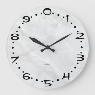 Reloj Redondo Grande Regalo de arte del sistema numérico decimal modern