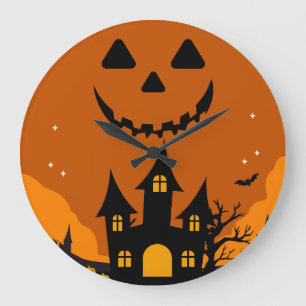 Reloj Redondo Grande Regalo de baby shower con tema de Halloween