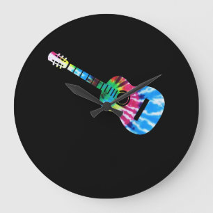 Reloj Redondo Grande Regalo de guitarristas