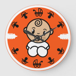 Reloj Redondo Grande Regalo de Recién nacido de novedad