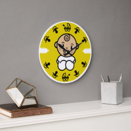 Reloj Redondo Grande Regalo de Recién nacido de novedad