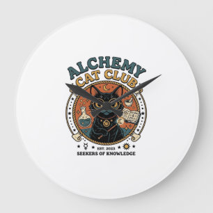 Reloj Redondo Grande Regalo para amantes de gatos de Alchemy Cat - Alch