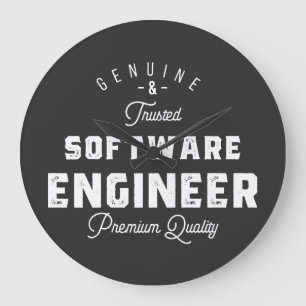 Reloj Redondo Grande Regalo para Ingeniero de Software