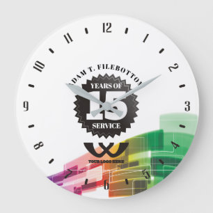 Reloj Redondo Grande Regalo universal del reconocimiento del