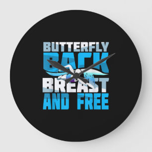 Reloj Redondo Grande Regalos De Natación Para Los Nadadores