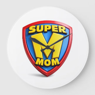 Reloj Redondo Grande Regalos de Super Mamá para Super Mamás