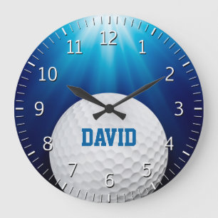 Reloj Redondo Grande Regalos del deporte del golf el   de
